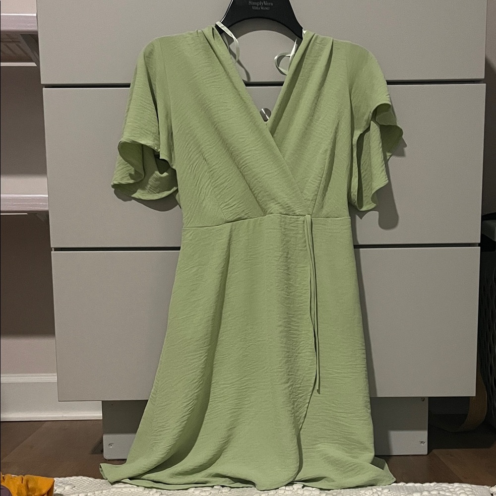 Banana Republic Light Green Mini Dress